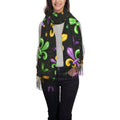 Women Gras Cashmere Art Print Shawl Elegant Feel Warm Mardi Carnival4 Soft Large Winter Bingfone Scarves For Scarf Gifts- Wrap