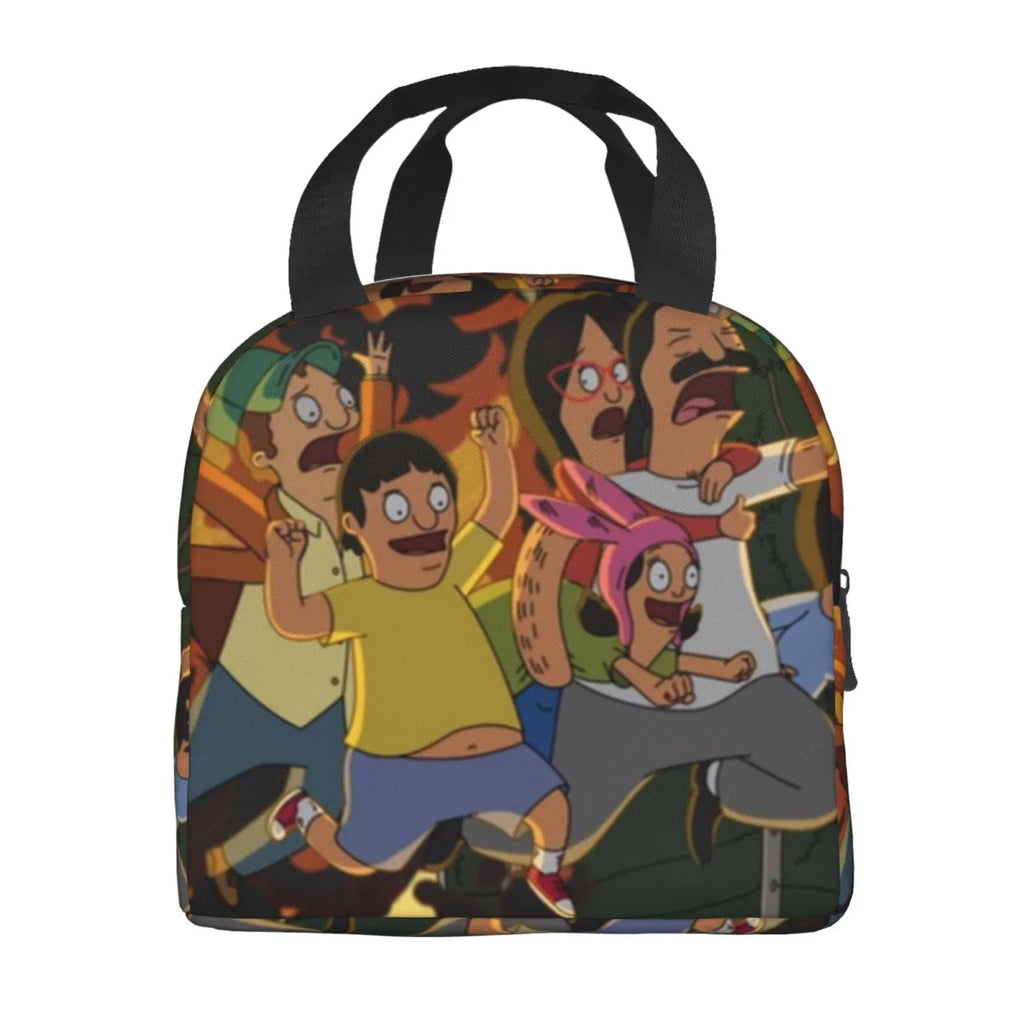 Reusable For Thermal Adventure Bag And Lunch School Bob's Office Box Insulated Adult Cooler Kids Bag For Burgers Bento Picnic Portable Lunch