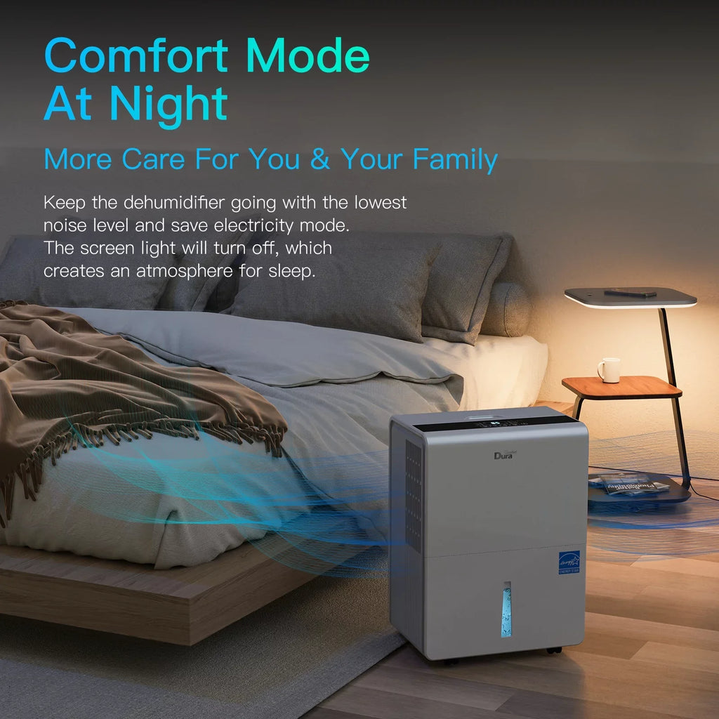 DOE to Dehumidifier Dehumidifiers 2012 (50 with 35 Basement,up for DuraComfort Pint 3000 Standard) Sq.ft WIFI Pint