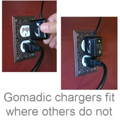 plug design Wall 6282 High Compact 6265i the Gomadic for 6263 AC power a output Intelligent - Nokia with suitable Home Charger - convenient, foldable