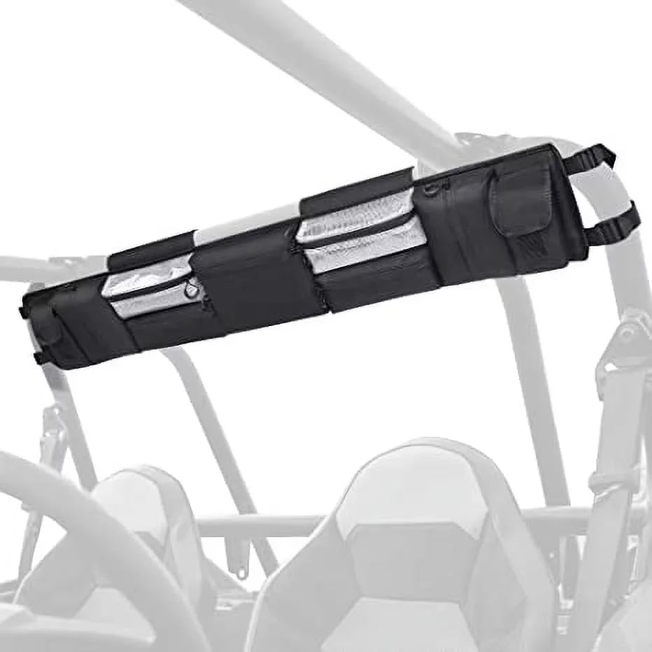 Yamaha and Solution UTVs, Most MICTUNING for Kawasaki Full Polaris, Gear Cage Black Bag Cargo UTVs Storage Size Tools Roll Bags, Rear Organizer, UTV Storage
