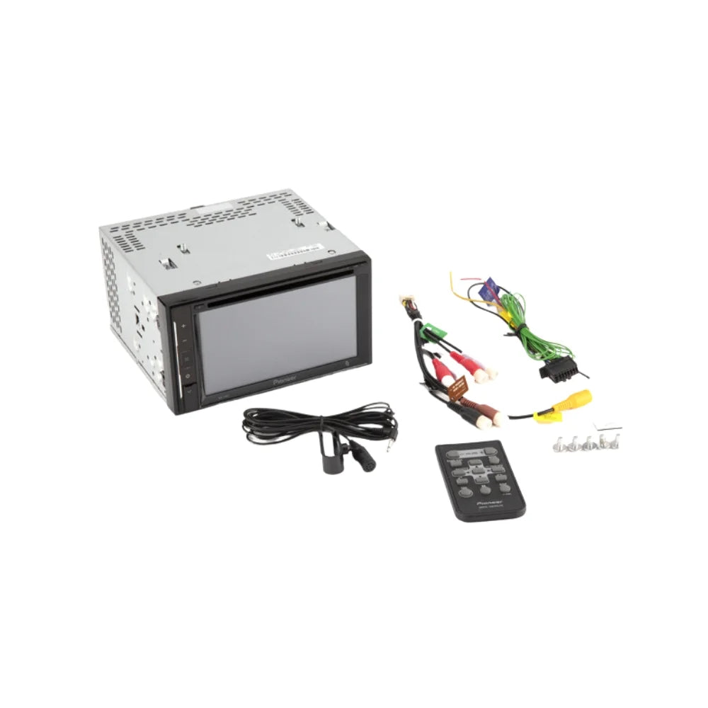 Dash Bundle Kit Installation Backup Touchscreen, and - DVD KIT2416 Stereo for Multimedia Double Kit AM Mounting Pioneer Camera, Pontiac Din Bluetooth Grand / Car with 2001-2005
