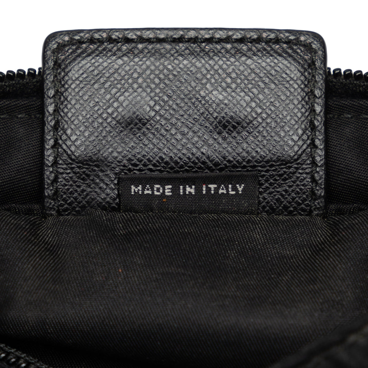 Fabric Bag Crossbody Tessuto Black Unisex Authenticated Pre-Owned Prada Crossbody Nylon (Good)