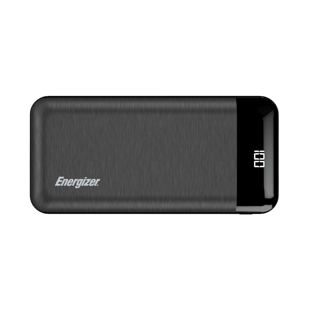 Max 20,000 Energizer mAh UE20058 Power Bank, Black,