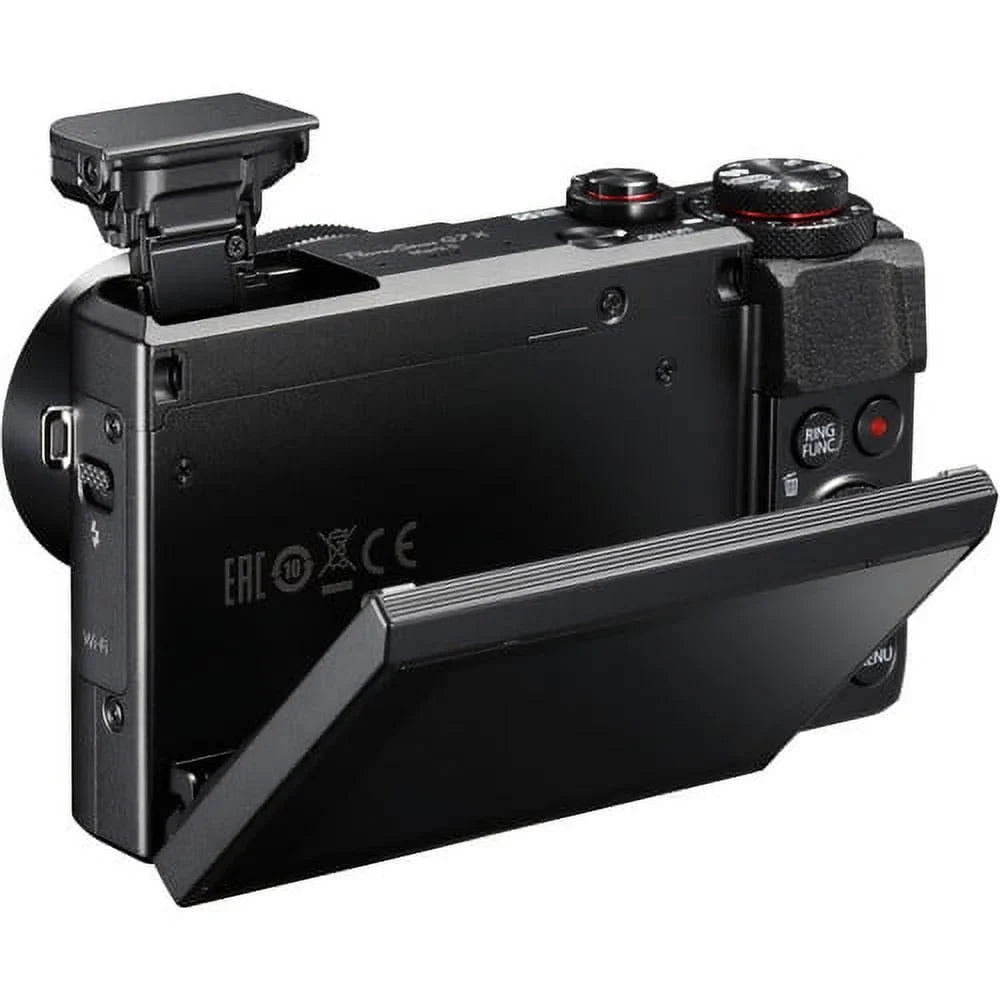 II BATT Digital + PowerShot G7 X Mark Canon + + EXT Camera Tripod 32GB Bundle