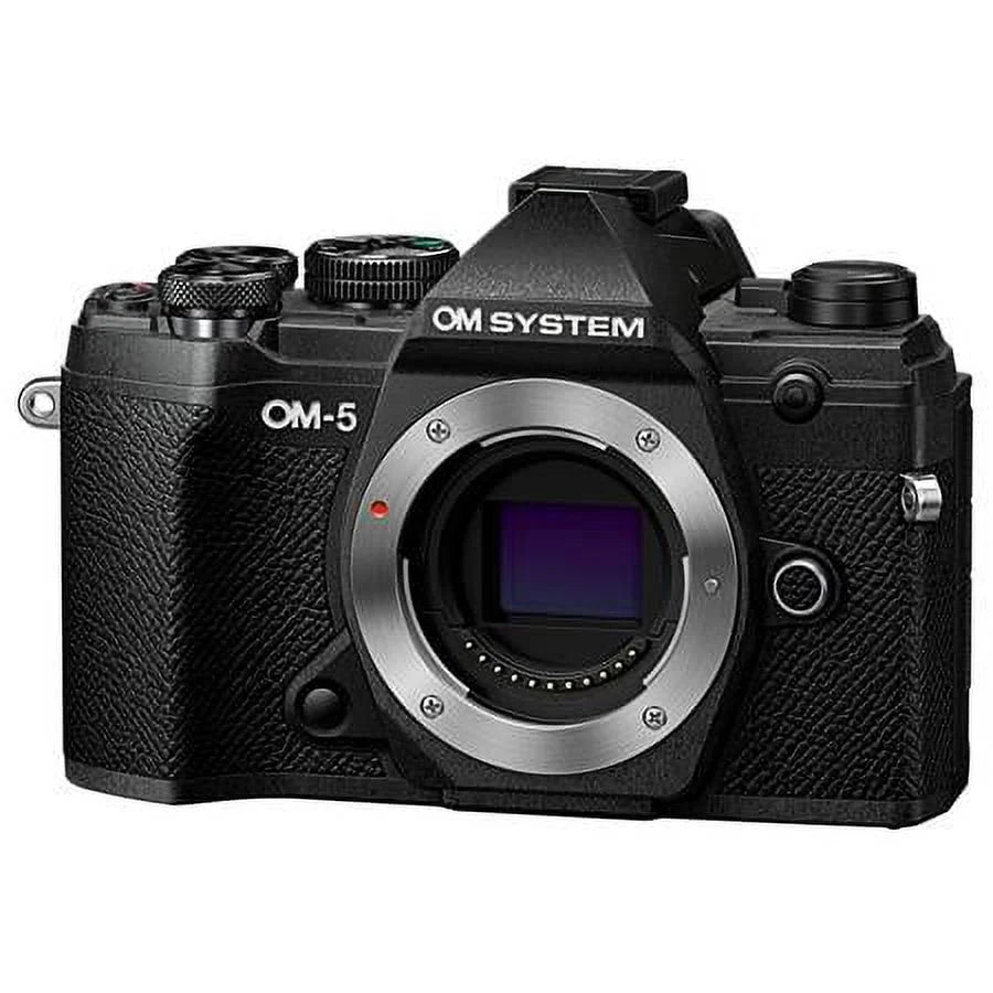 f/2 12mm with Digital ED Black Digital Camera M.Zuiko Lens, OM-5 Mirrorless