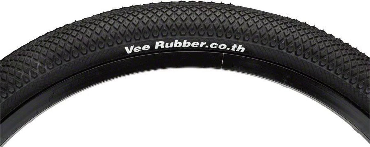 Speedster 20" 1.60" Tire Co. Black Folding Bead x Tire: BMX Vee