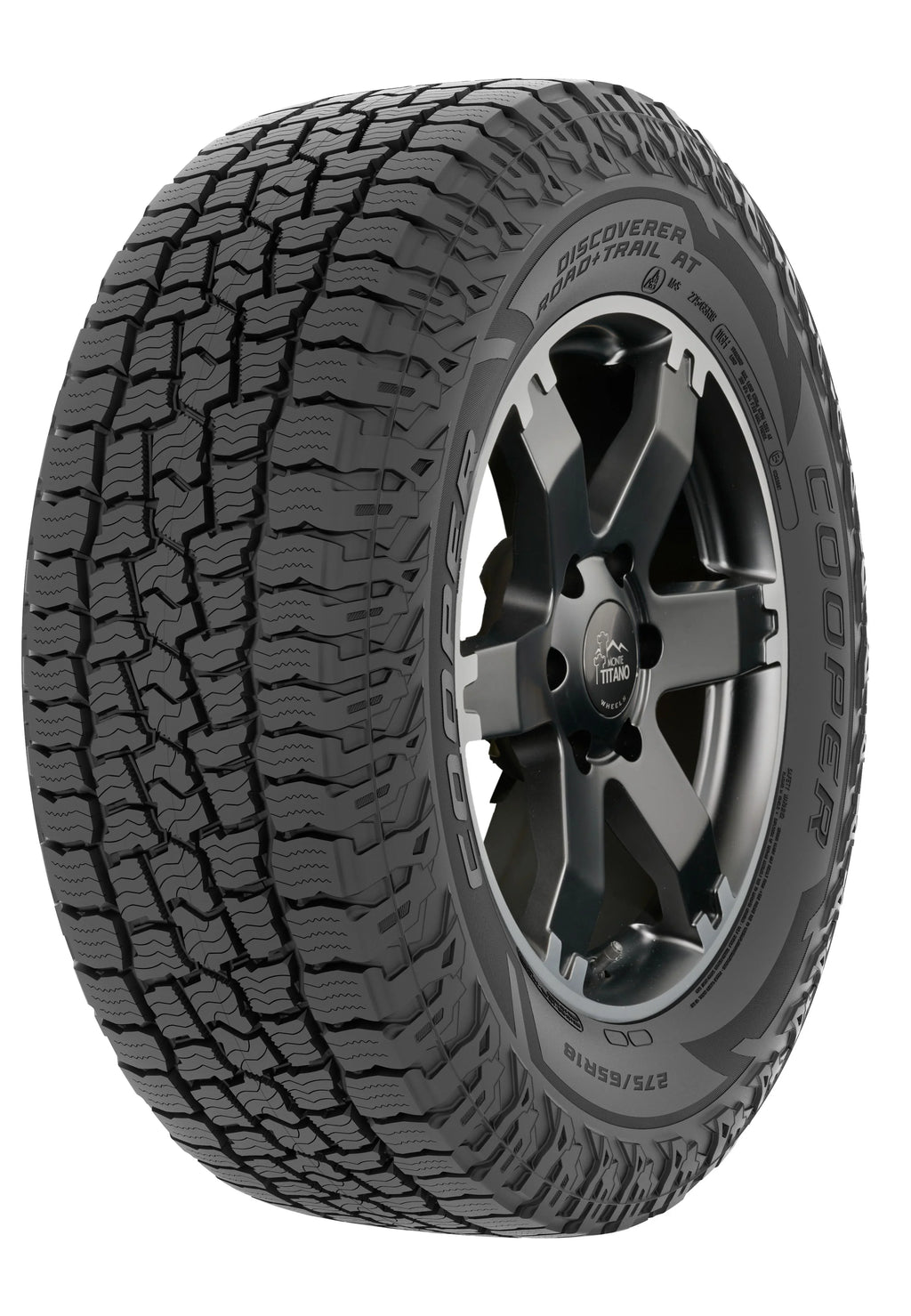 114T Road+Trail Tire Discoverer AT 245/70R17 All-Terrain Cooper