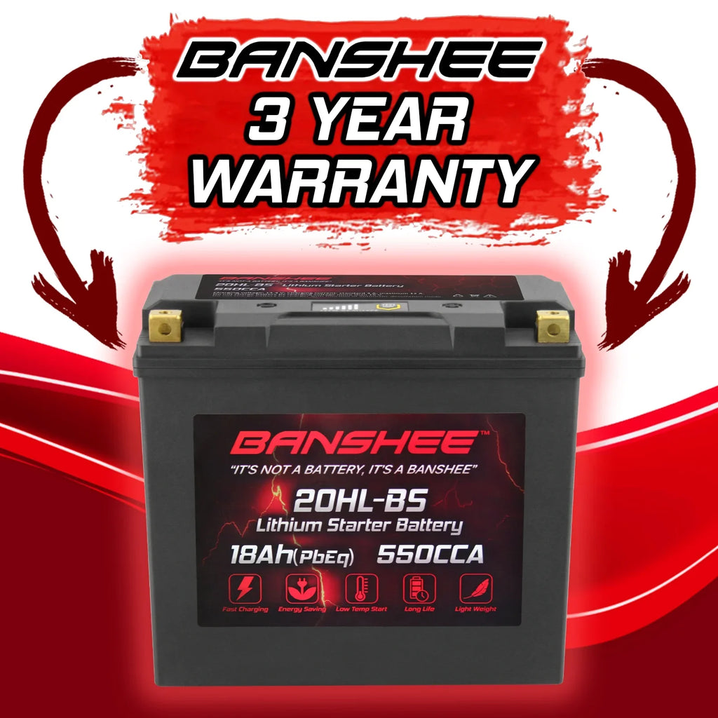 Compatible 2002 to XL700A Battery YTX20L-BS XL700 with LiFePO4 2004 Yamaha Banshee Motorsports WaveVenture