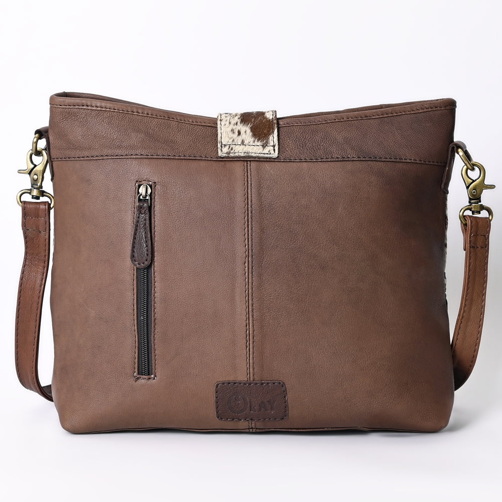 HOBO Leather purse women Tooled Genuine bag Hand OHLAY western KBK131 handbag KB Hair-on