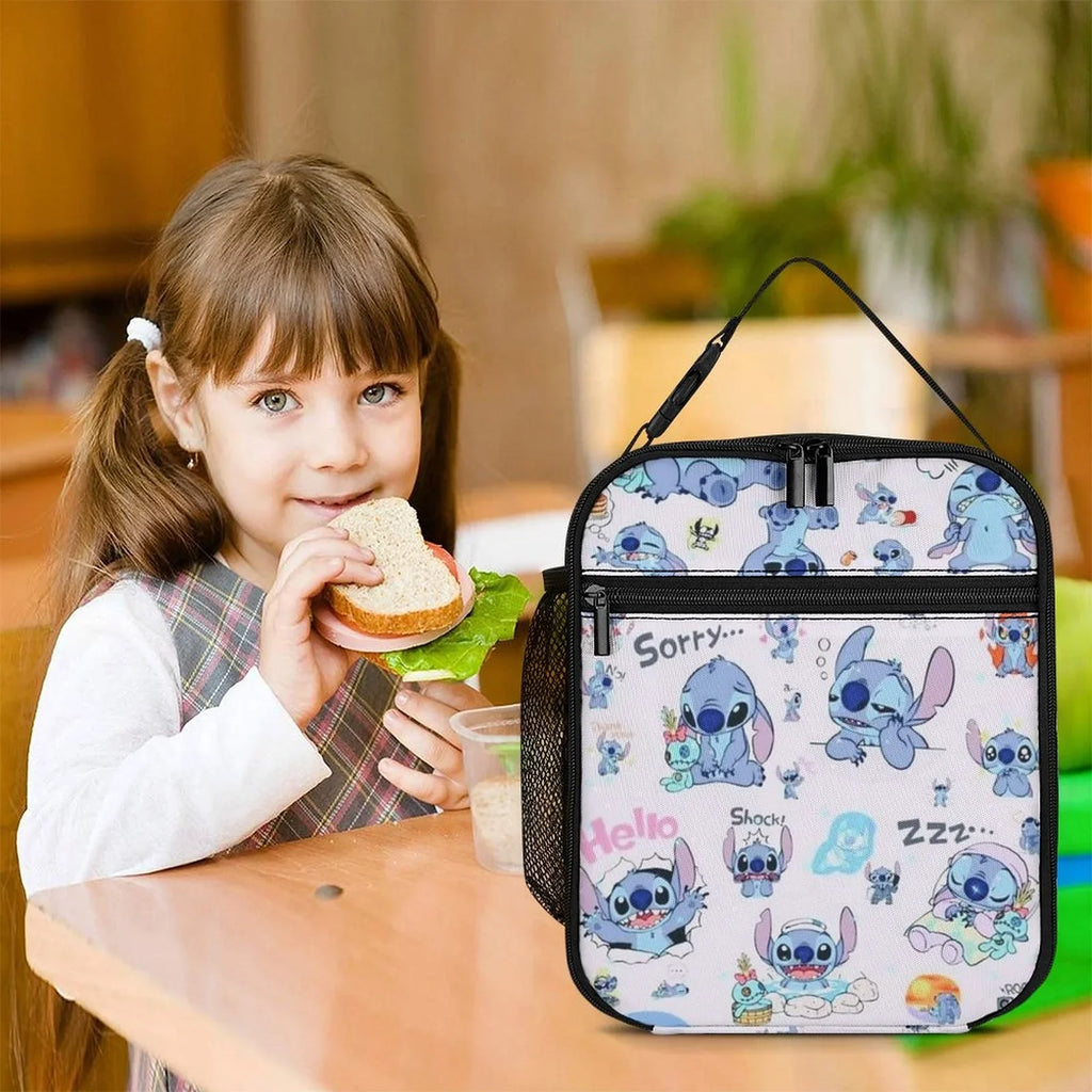 Adult For Boys Cooler Portable Thermal Girls Stitch Handbag Tote Bento Lunch Kids School Bag Lilo Insulated Office Bag