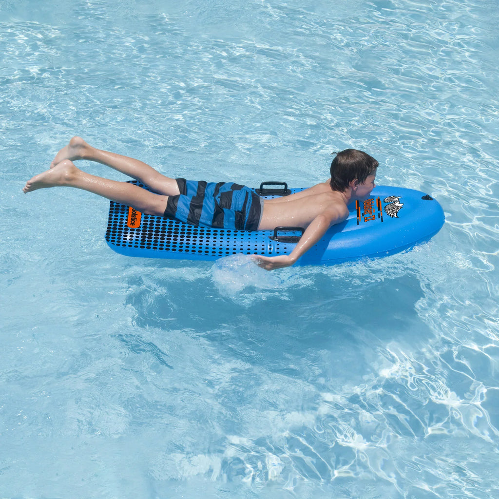 Pool Speedster Body Inflatable Board Swimming 60-Inch Blue II Solstice