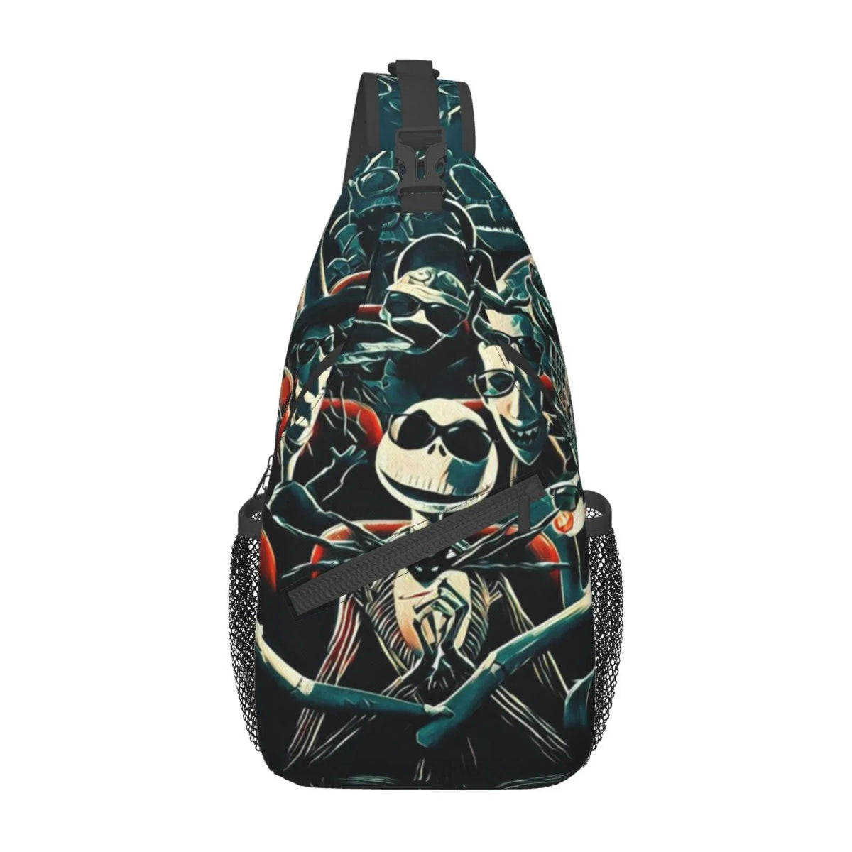 Chest Sling Crossbody Daypack Bag Gifts Unisex Jack Skellington For Hiking Backpack Women Travel Shoulder Bags Men
