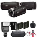 '+ Handycam - HD 64GB Extra HDR-CX405 Sony Kit Flash + Battery