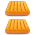 (2 Fun-Colored Pack) Bright Bag & Inflatable Air Kidz Carry w/ Bed Cozy Intex
