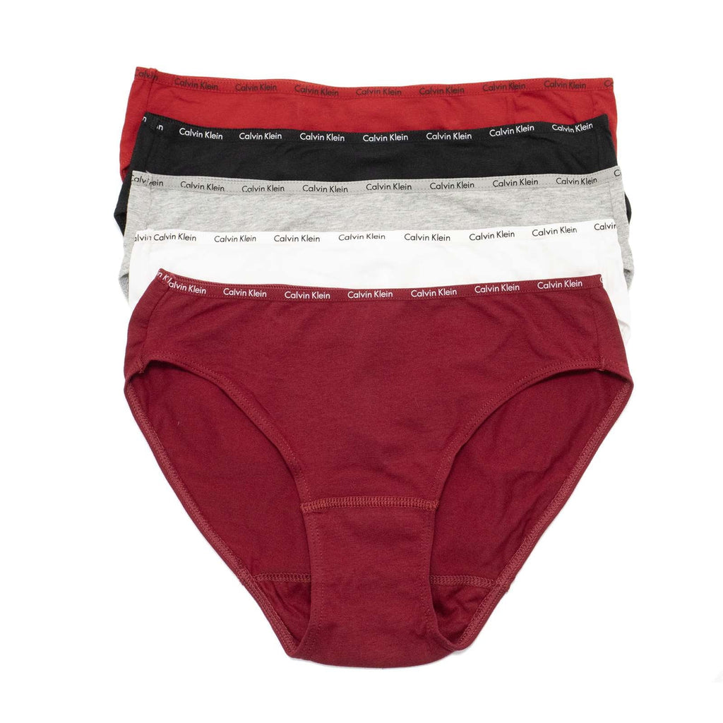 Klein Signature US 5-Pack Calvin Red Gala Cotton Black,M Bikini, - \ Women's