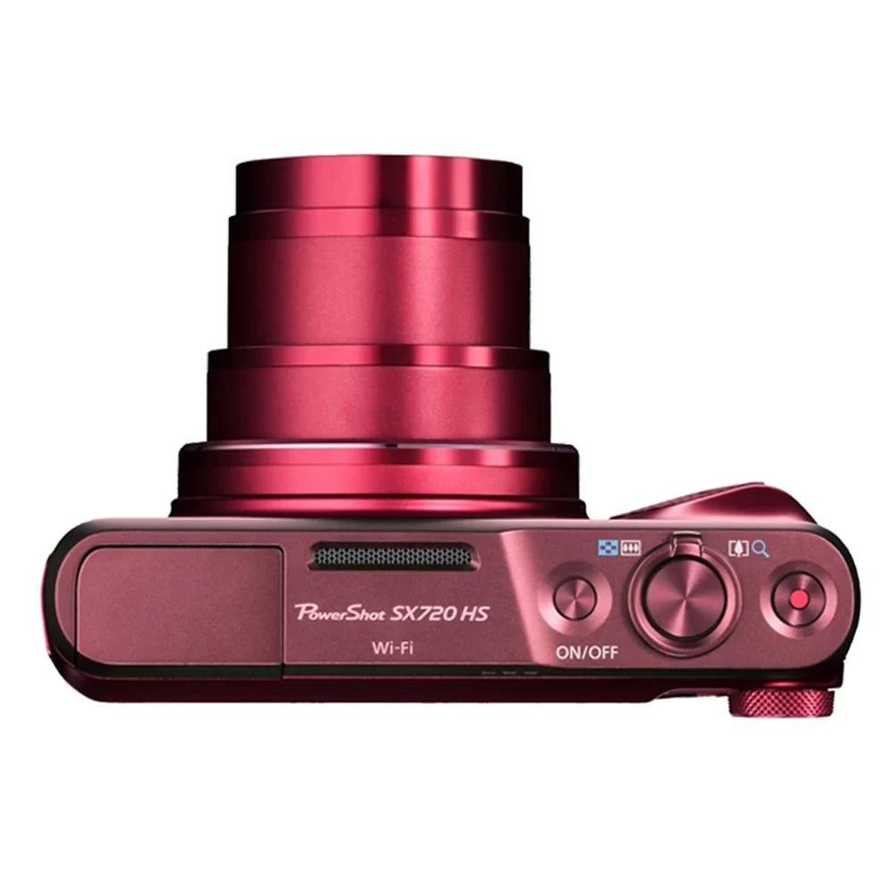 40X SX720 HD 1080p / Digital Camera Red NFC Zoom Shoot HS Built-In 20.3MP Canon and PowerShot Wifi Point Full