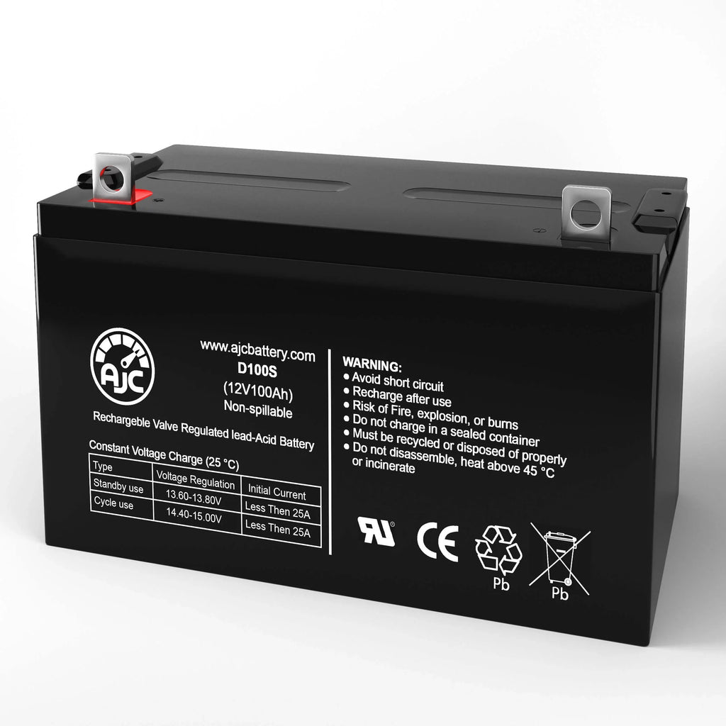 Yakea 12V Is an - Brand 100Ah Solar Battery AJC Replacement R200 This