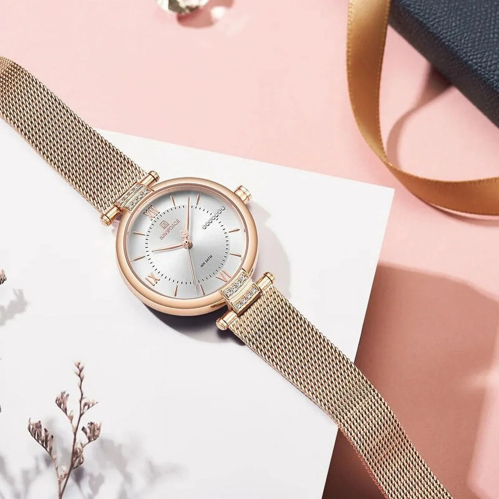 Diamond Relogio SW Women Luxury Ladies Strap Quartz Wristwatches Female Stainless Steel Watches Watch Mesh Girl Fashion