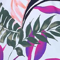 ESCAPE Top 12 Ruffled White Swimsuit Women's Aloha Print Palms Tankini Neck Stretch Sweetheart ISLAND Tropical