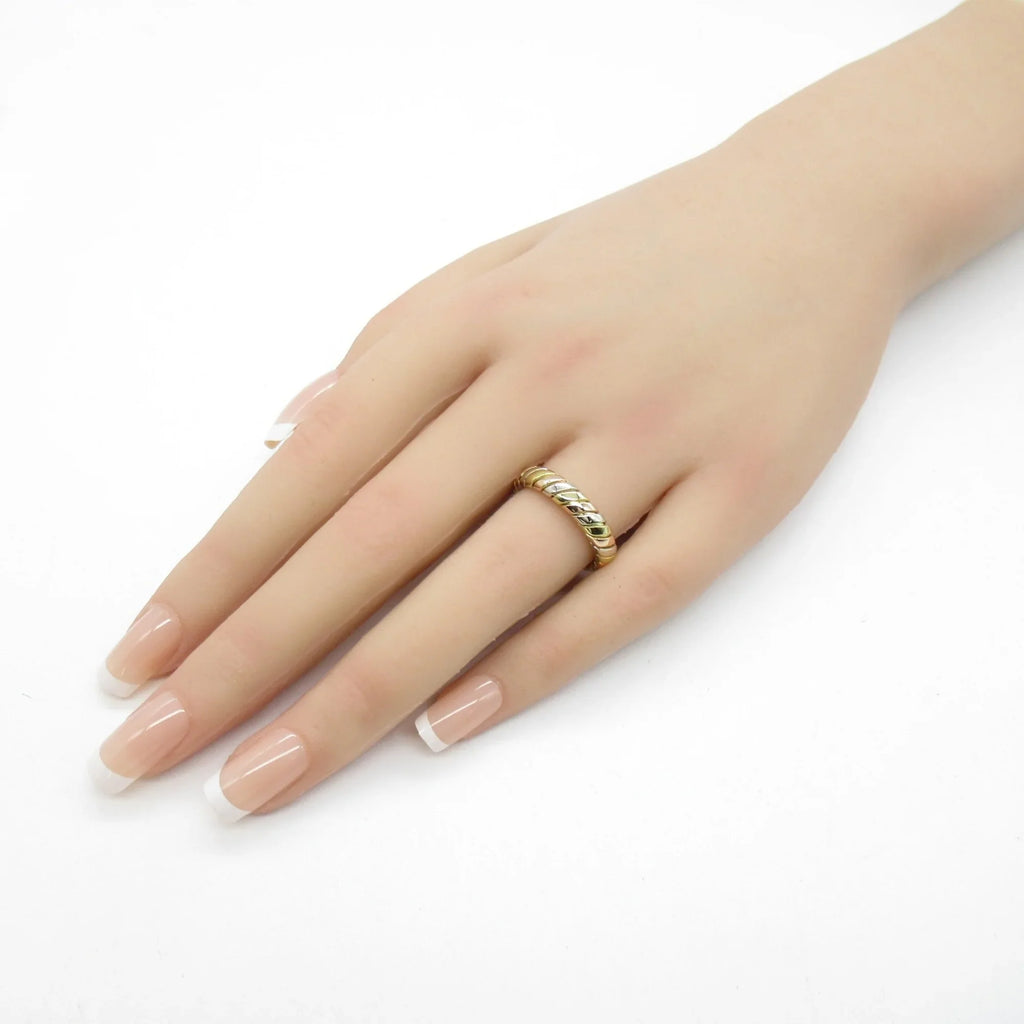 (Good) ring BVLGARI Gold Gold) K18 Gold Tubogas Gold) K18PG(Rose (Yellow Pre-Owned Ring