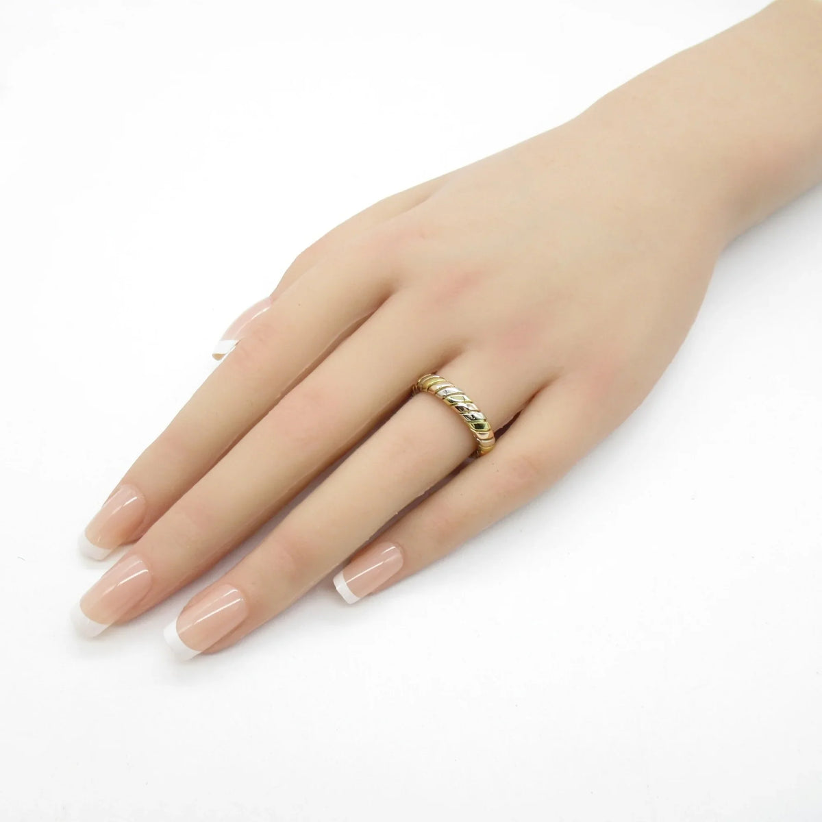 (Good) ring BVLGARI Gold Gold) K18 Gold Tubogas Gold) K18PG(Rose (Yellow Pre-Owned Ring