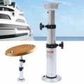 Removable Frame Mount Camper RV Pedestal Marine Base Miumaeov Alloy Aluminum Thickened Table Boat Caravan Stand for Motorhome 16.9"-29.1"Adjustable Table Leg