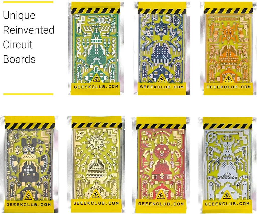 full ROBOTS Printed Boards Circuit Voodoo set 7