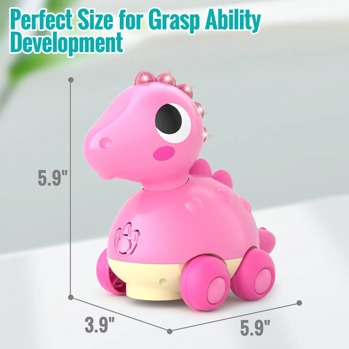 to for Dinosaur Baby 18 Baby Infant Toys Months 1 2, Touch Age Toys for Baby 1 Year Crawling Girl & for Pink Gifts 2 Musical Toys to Girl, Toys Toys - Go Months, Old Light Toy 3 12-18 12 Musical for