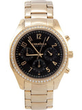 Yellow New Japanese Watch Display Quartz Caravelle Women's Analog York 44L116