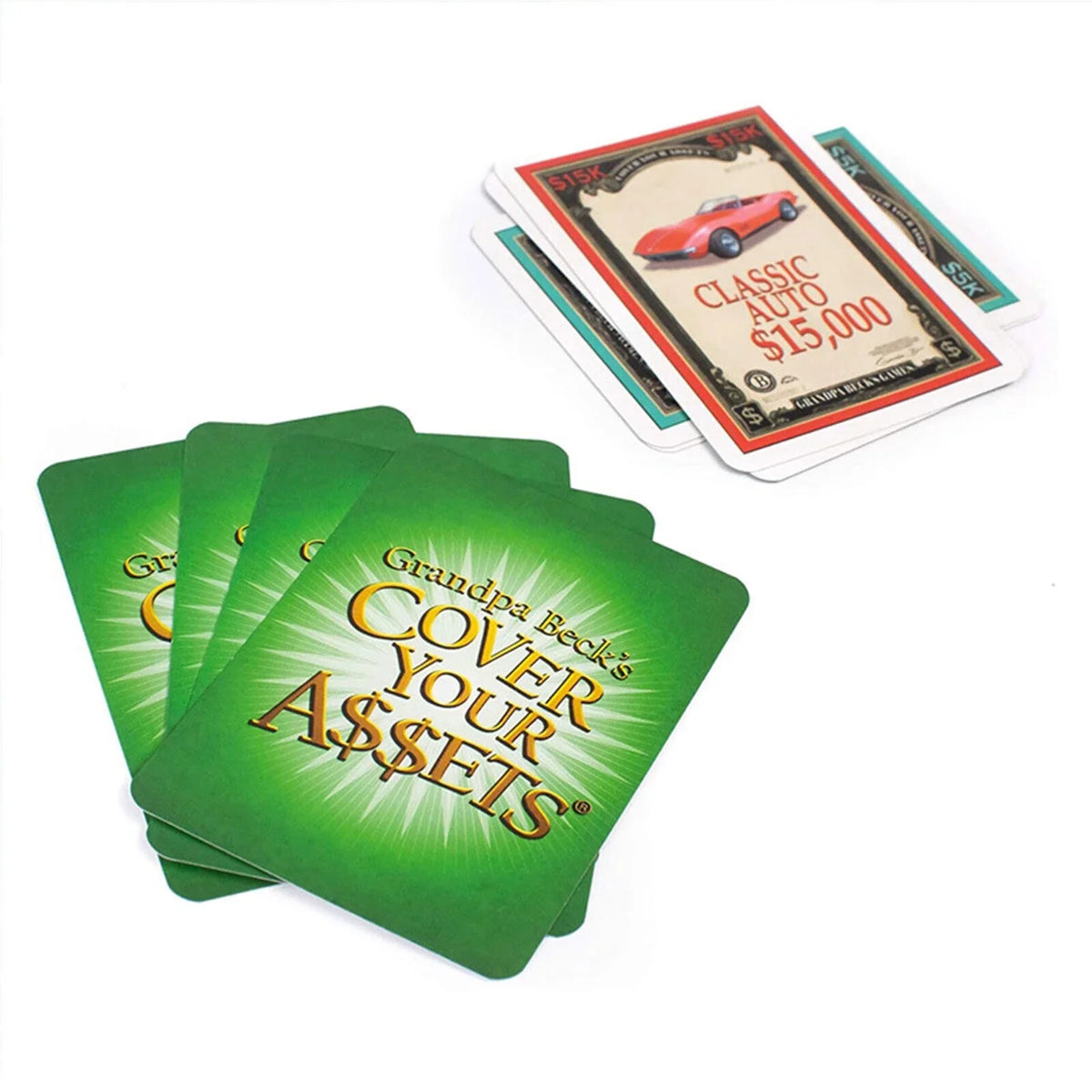 Family-Friendly Assets Collecting Toy Set Fun Card Grandpa Cover Your Becks Game