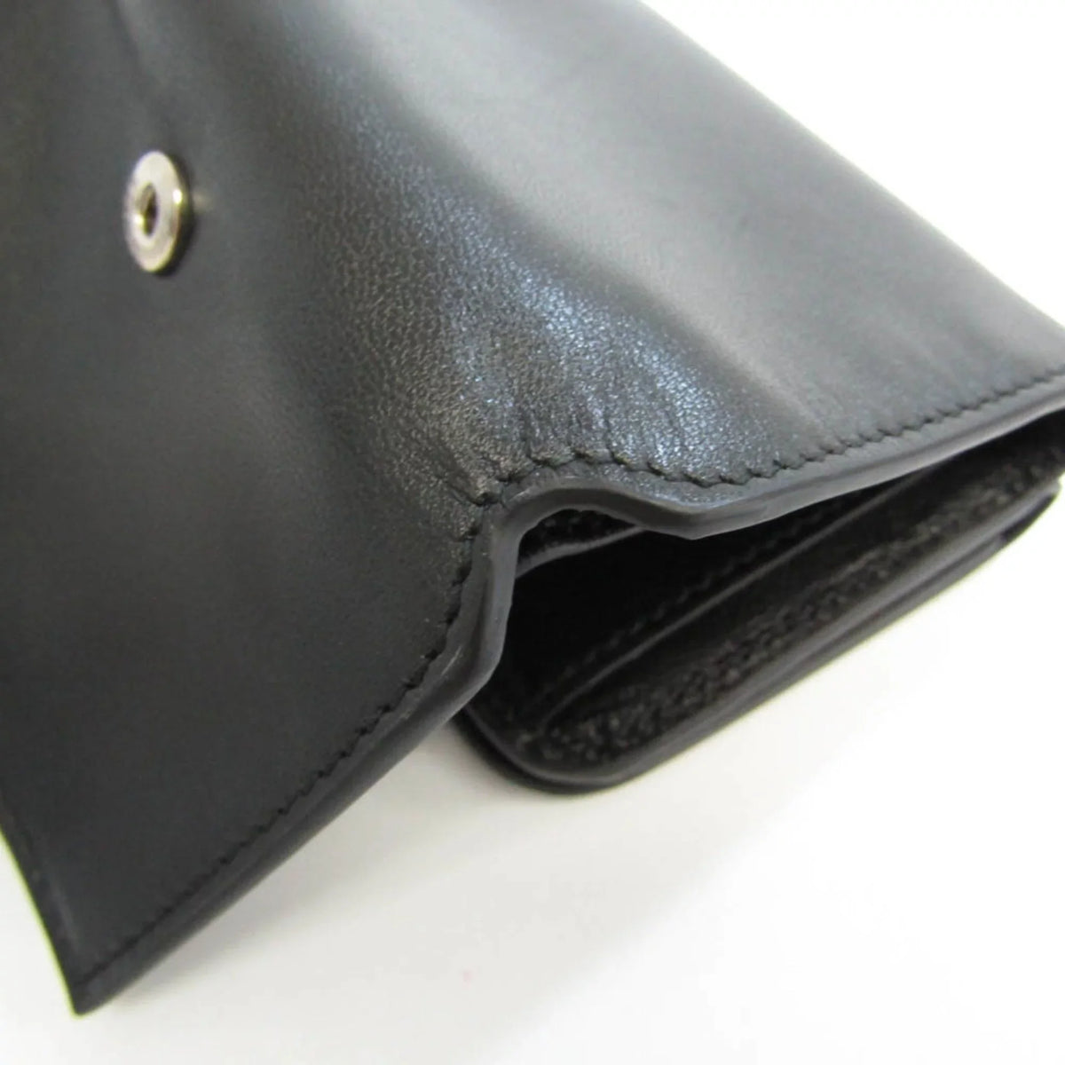 (Good) Men,Women 593813 Wallet Balenciaga Cache (tri-fold) Pre-Owned Black Mini Leather