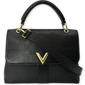 Shoulder Pre-owned One Leather Black Very Monogram Bag VUITTON Handle LOUIS