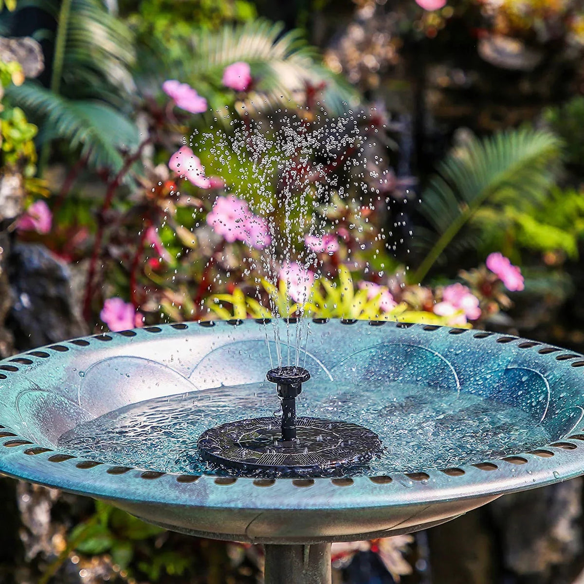 Bath YHAIOGS Bird Decor Pump Bath Garden Freestanding Water Floating Solar Pump Bird Solar