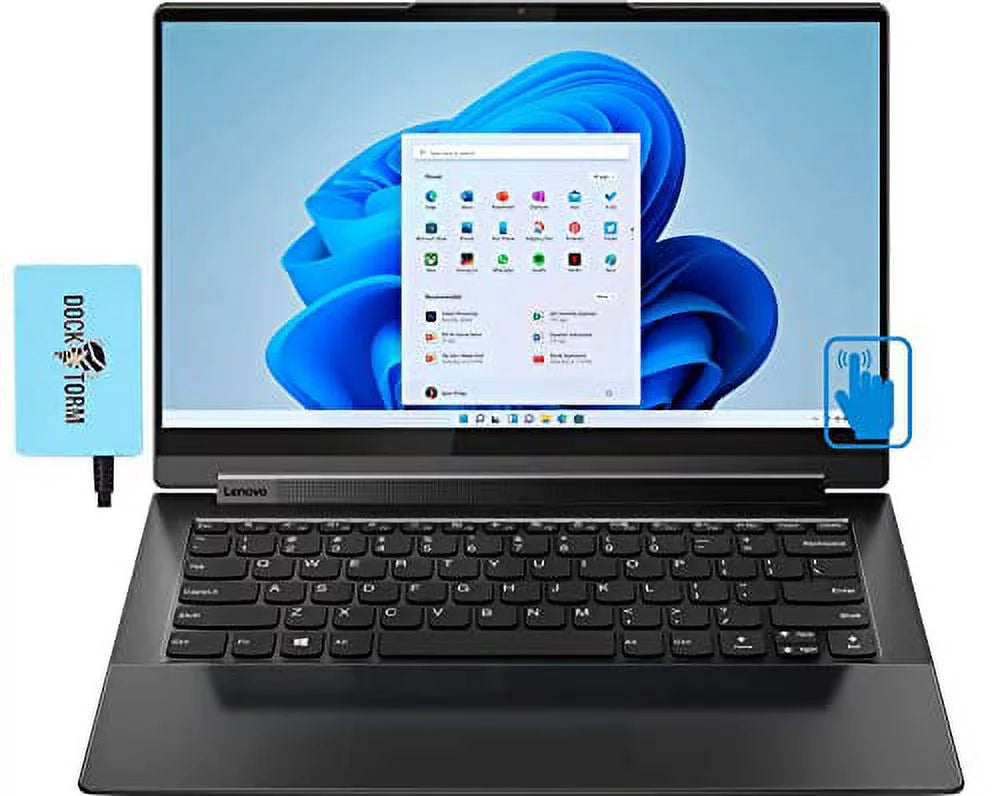 SSD, i7-1185G7 Lenovo Touchscreen w/Hub Iris Xe, 11 2-in-1 FHD BT Intel 2TB 6, -14.0" IPS Home) Yoga Laptop 8GB 5.1, 4-Core, KYB, Fingerprint, WiFi Backlit RAM, 2022 Webcam, (Intel 9i PCIe Win HD