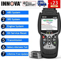 Scanner SRS Car Analyzer Oil for Car Engine Reset OBDII Truck Scanner Hybrid SUV Auto Automotive Tool Code All 6100P Scanner Light Diagnostic Innova ABS Test OBD2 Scan Battery OBD2 Reader Automotive