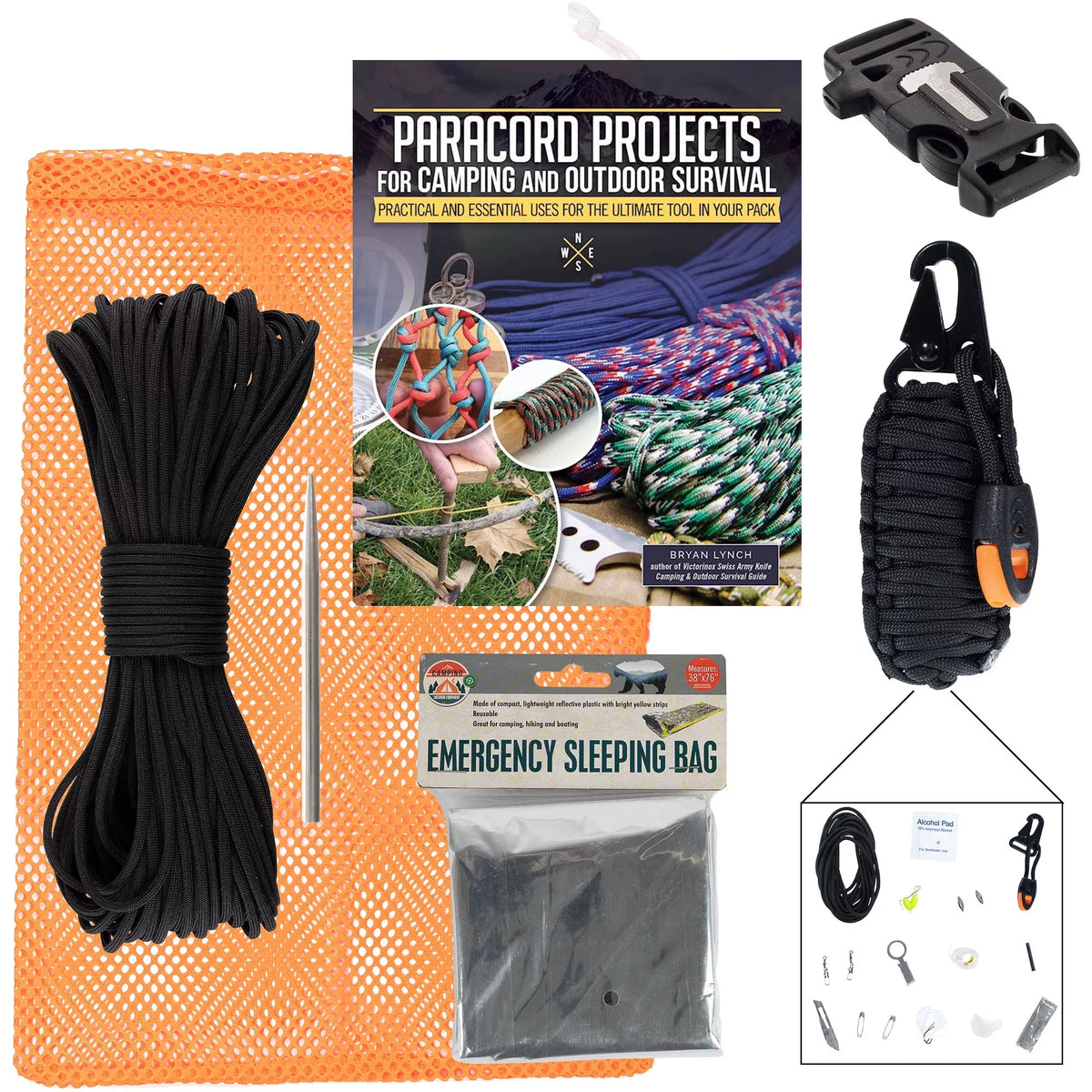 Adventure Paracord Planet Safety Survival Multi-Functional Emergency Kit