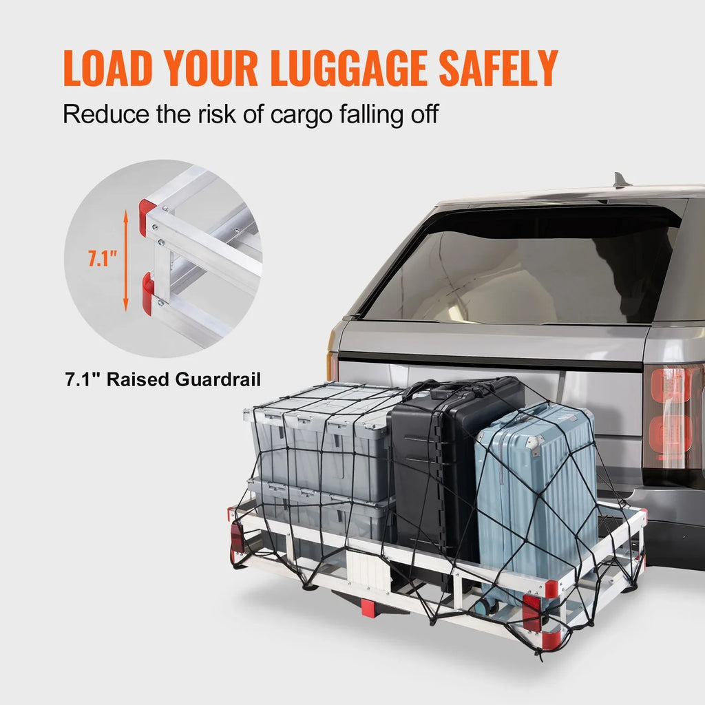 Cargo 500lb 6 20 Carrier Aluminum x 2" SKYSHALO in Mount Hitch For Receiver 47 x