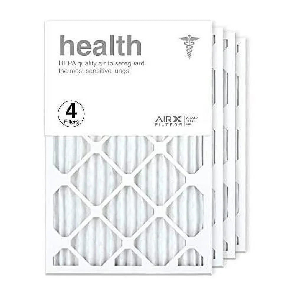 Filter 16X25x1 HV 4-Pk In MERV 13 Pleated Filter, Furne Made Air Air Health The