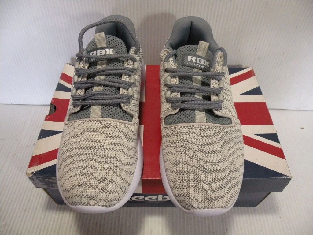 10 SIZE RUNNING SPORTS SNEAKER NEW TRAINERS RAYNA-ZK RBX SHOES WOMEN GREY/BEIGE