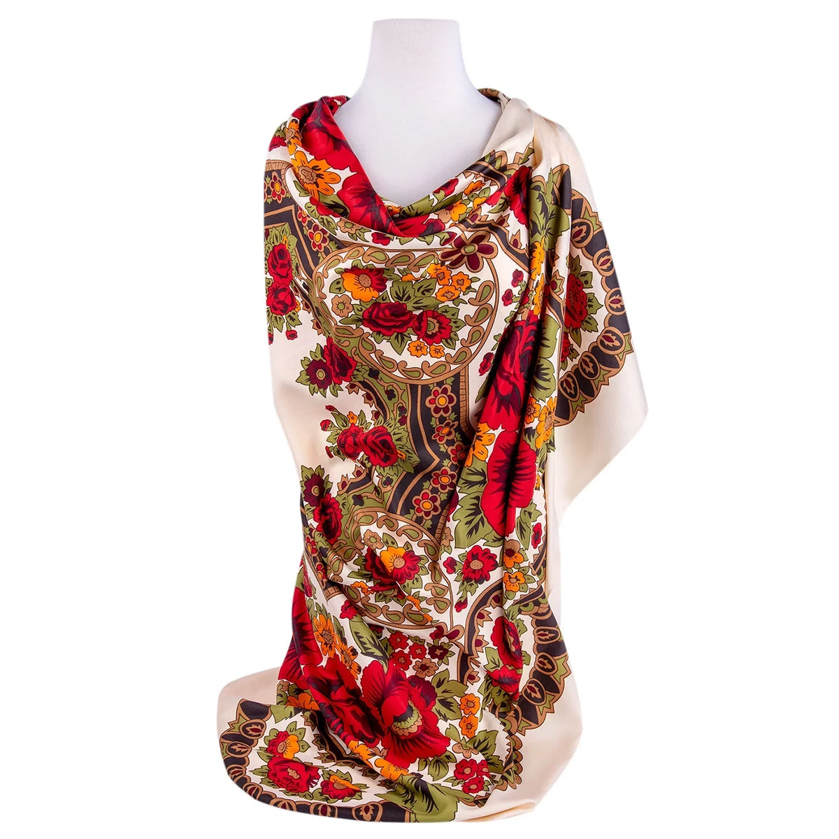 Travel Silk Fashion and Wedding Wrap for Precious Shawl * Scarf for 130 Beige GOODS Shawl Women Tops STP cm) (130 51x51'' Shawl Evening