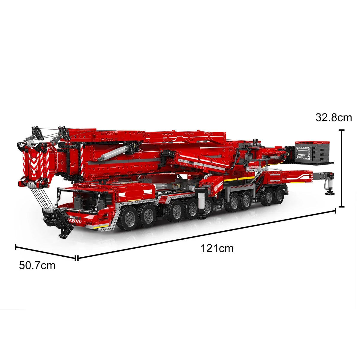 Brick Kid Model Gifts Assembly Technical Christmas LTM Car 17008 Toys Truck Building Mould King Motorized Crane 11200 Block