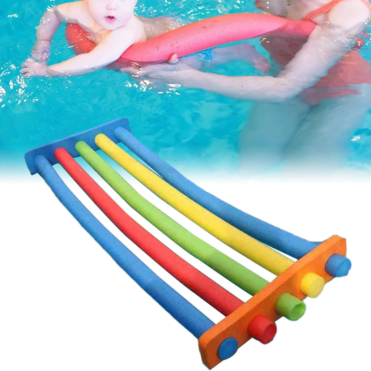 Float Swimming Sports 52cmx3cmx12cm Pool for Water Bed Connector Floating
