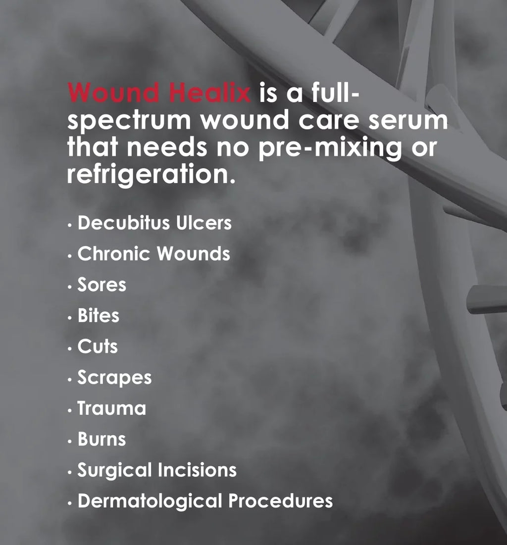Burn & Care Wound - Rapid Wound Healix Serum Patented