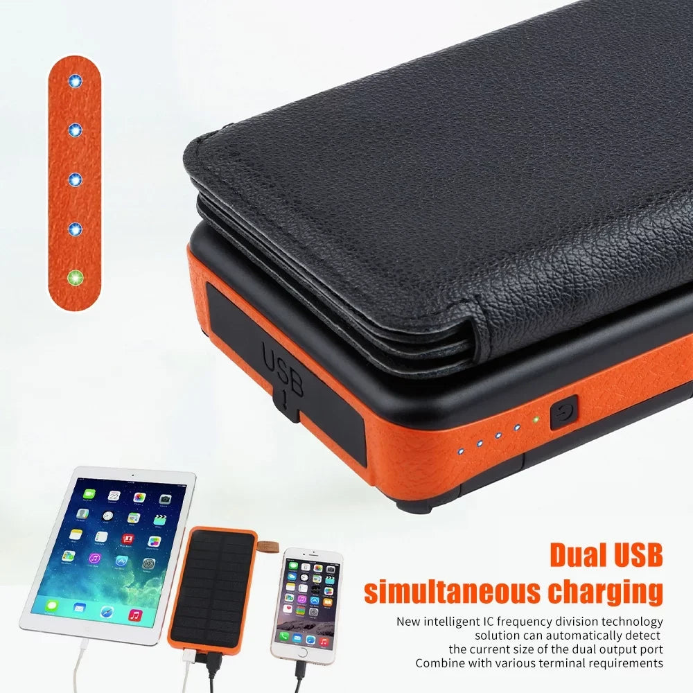 Battery Bank, 26000mAh, Outdoor for Charger Fast Tablets Phones, Pack Portable Charge Power Solar USB