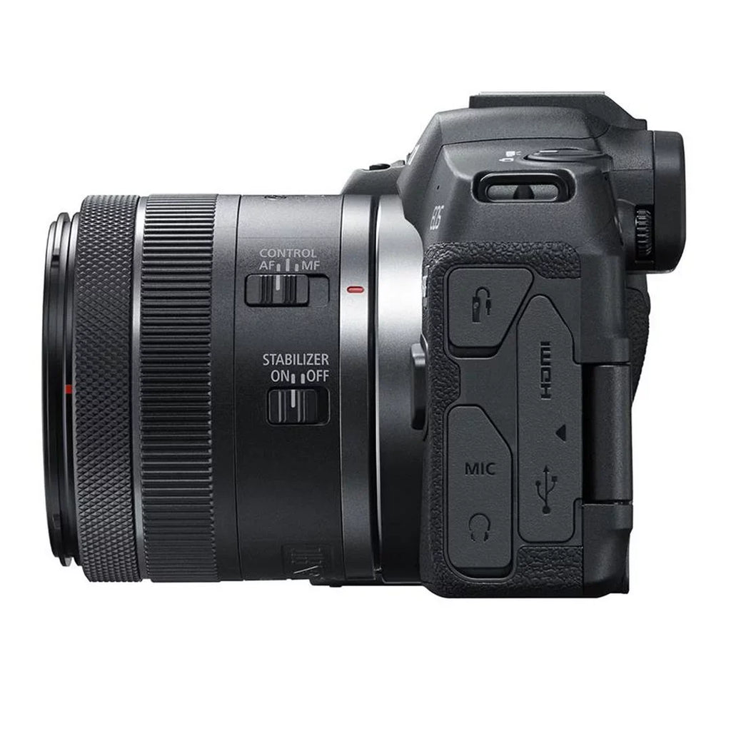 Canon LED SanDisk with + EOS Lens Memory Mirrorless + Card ZeeTech Accessory 32GB Case + Camera 24-50mm Bundle R8 RF Flash +