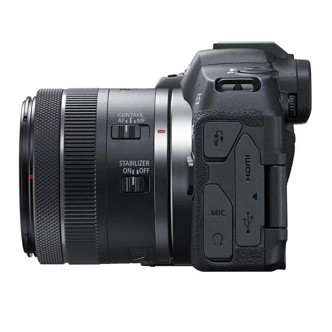 Canon LED SanDisk with + EOS Lens Memory Mirrorless + Card ZeeTech Accessory 32GB Case + Camera 24-50mm Bundle R8 RF Flash +