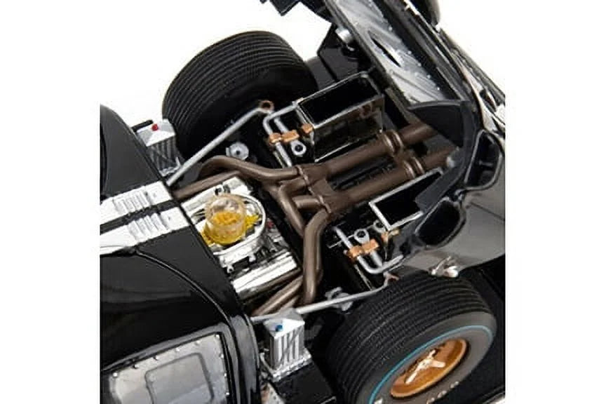 MK - 1966 (Dirty Diecast scale SC431BK 1/18 Ford Version, Black #2 - GT-40 II Race After Toy Collectibles Model Shelby Car