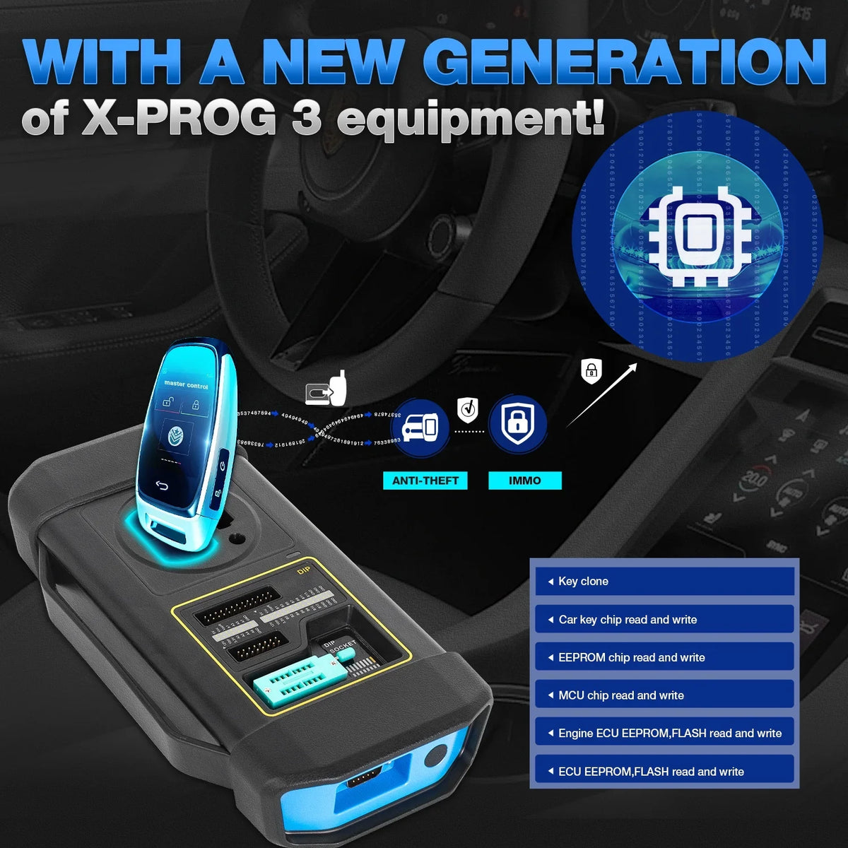 Key Diagnostic X431 2024 Programmer ,CANFD/DOIP,39+ XPROG-3 Systems ELITE Services Launch Newest Tool Car Scan IMMO with All