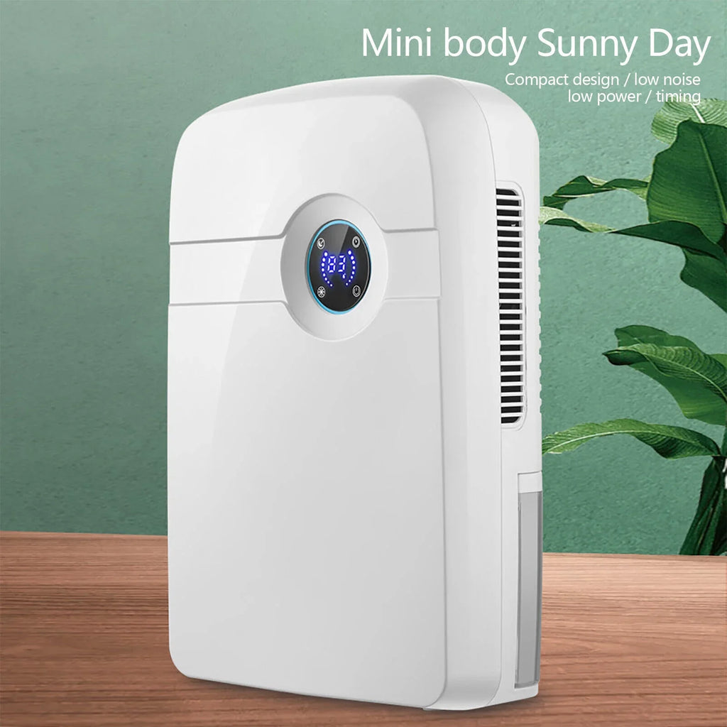 Water Tank RV for Hose ZhdnBhnos 2.5L Garage Portable Moisture w/ Compact Bedroom MIni Caravan Dryer Dehumidifier Drain